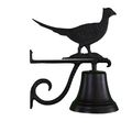 Montague Metal Products Cast Bell With Black Pheasant 