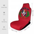 Decktt Dominican Republic Flag Car Seat Covers 2 Piece Universal Front Protectors Easy To Install Fits Cars Suvs Sedans Trucks