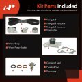 A-premium Timing Belt Kit With Water Pump Thermostat Tensioner Compatible Toyota Camry Highlander Sienna Solara 2002-2007 Lexus