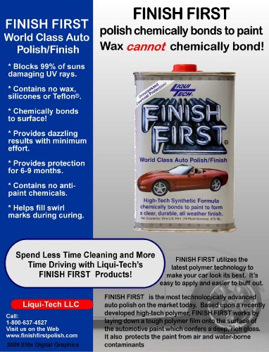 Liqui Tech Finish First Auto Polish 16 Oz