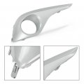 G-plus Front Fog Light Lamp Cover Trim Pair Compatible With Toyota Highlander 2011 2012 2013 To1038154 To1039154 814810e060