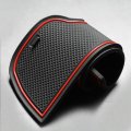 13pcs Car Gate Slot Mat Set Console Cup Holder Pad For Chevrolet Trax 2024 Red Trim