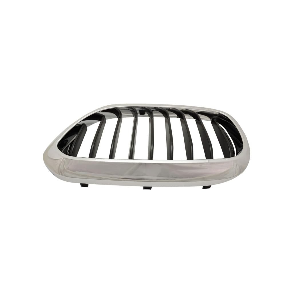 Driver Side Front Grille For Bmw 540i Xdrive 2017 2018 2019 2020 Chrome And Black M Package Plastic Replacement 51137390863