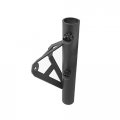 Hooke Road Bed Rail Flag Pole Mount Holder Mounting System For Toyota Tacoma Tundra Pickup Truck Steel Texture Black