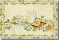 Lemon Fruit Ceramic Tile Mural Backsplash 18 X 12 Lemonade By Rita Broughton Kitchen Decor 