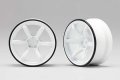 Yokomo Rp-6313w6a Rp Drift Wheel High Traction Type White 