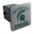 Michigan State Spartans Secondary Tow Trailer Hitch Cover Plug Insert 2