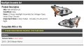 Halogen Headlight Assembly Set Of 2 Chrome Compatible With 2013-2015 Nissan Altima 4-door Sedan