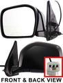 Kool Vue Driver Side Mirror For 2000-2004 Toyota Tacoma Manual Folding Paintable Power Glass To1320163 