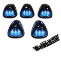 Vms Racing Cab Roof Lights Markers 5 Piece Pc Covers With Base In Smoked Lenses Assembly Crl 264143bkw Compatible Ford F250