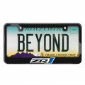 Ipick Image Made For Chevrolet Corvette C6 Zr1 Black Real 3k Carbon Fiber Glossy Finish License Plate Frame