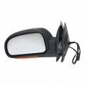 Door Mirror For Chevy Trailblazer And Ext 2002 2003 Driver Side Power Heated Manual Folding Signal Light Textured Black 