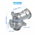 X Autohaux Car Engine Coolant Thermostat Housing No A6422002315 For Mercedes-benz Gl 350 Bluetec 4matic 3 0l V6 Diesel