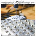 Uxcell Combination Drill And Tap Bit 1 4 Hex Shank M8 X 25 Metric Uncoated High Speed Steel 4341 Spiral Flute Drilling Tapping