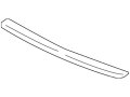 Front Bumper Moulding Lh 62083-cf40a For Vehicle Specific Fitment 