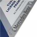 Mercedes-benz Logo Frame Polished Stainless Steel