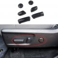 Korlot Carbon Fiber Seat Adjustment Button Cover Trim For Toyota Tundra 2014-2021