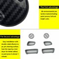 Korlot Carbon Fiber Seat Adjustment Button Cover Trim For Toyota Tundra 2014-2021