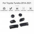 Korlot Carbon Fiber Seat Adjustment Button Cover Trim For Toyota Tundra 2014-2021
