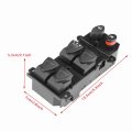 Left Driver Side Power Master Window Switch Abs Plastic Easy Installation Direct Replacement For 2006-2010 Oem 35750 Snvh51