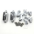 1 5 Offset Mount Flame Foot Pegs Clamps For Honda Shadow Magna 750 Valkyrie 1800 By Xkh