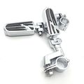 1 5 Offset Mount Flame Foot Pegs Clamps For Honda Shadow Magna 750 Valkyrie 1800 By Xkh