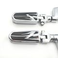 1 5 Offset Mount Flame Foot Pegs Clamps For Honda Shadow Magna 750 Valkyrie 1800 By Xkh