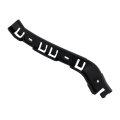 Front Driver Side Bumper Bracket For Gmc Acadia 2013 2014 2015 2016 Replacement Gm1042173 And 22971447 Black Plastic Standard 