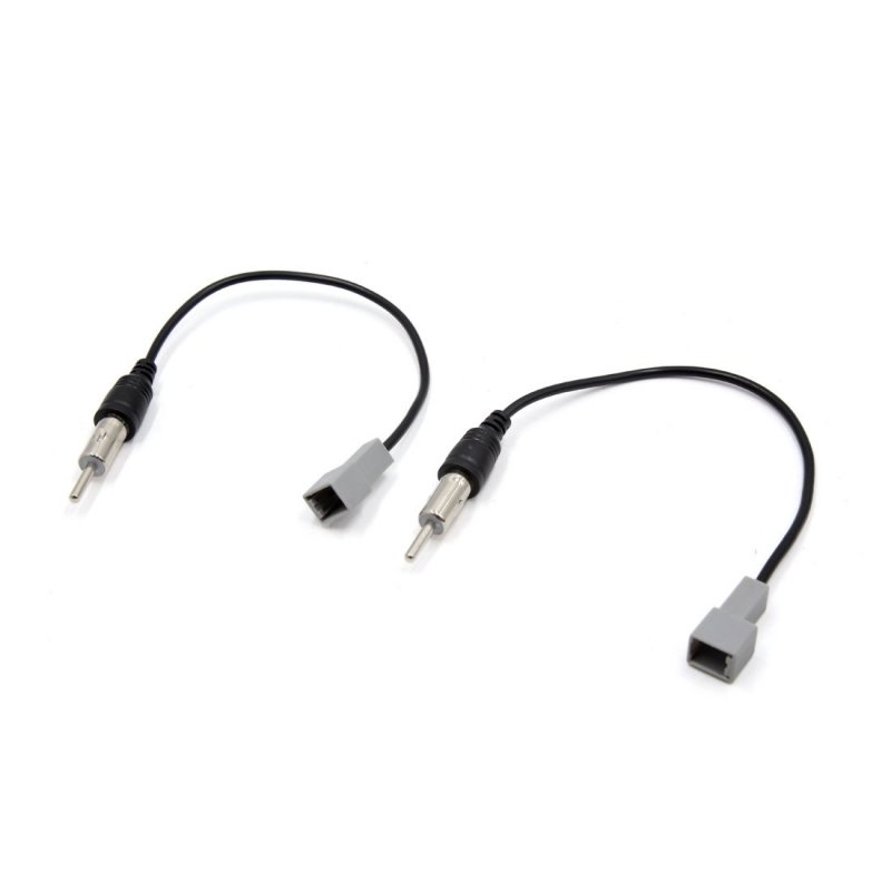 2pcs Black Car Radio Stereo Antenna Adaptor Cable Wire Harness For Hyundai