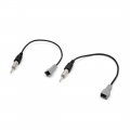 2pcs Black Car Radio Stereo Antenna Adaptor Cable Wire Harness For Hyundai 