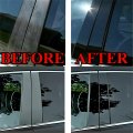 Ocpty Black Pillar Posts Trim B Application For Honda Cr-v 2 4l 2007 2008 2009 2010 2011 6pcs Door Kit