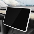 Center Screen Bumper Edge Frame Protector For Tesla Model 3 Y 2017-2023 Silicone Console Touchscreen Display Shatter Proof Knee 