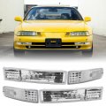 Usr Depo 92-96 Prelude Bumper Lights Front Parking Turn Signal Lamp Set Left Right For 1992-1996 Honda S And Si Vtec All Clear 