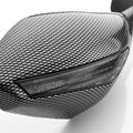 2x Motorcycle Side Mirror Motorbike Rear View Left Right Mirrors Installed On Fairing Fit For Kawasaki Ninja 250 500 Zx 6r 10r