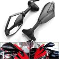 2x Motorcycle Side Mirror Motorbike Rear View Left Right Mirrors Installed On Fairing Fit For Kawasaki Ninja 250 500 Zx 6r 10r