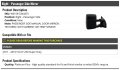 Marketplace Auto Parts Right Passenger Side Manual Mirror Textured With Ambient Air Temp Sensor Compatible 2011-2016 Ford F-250