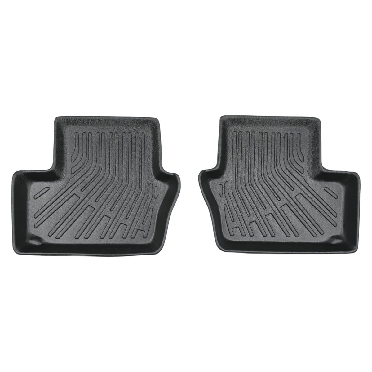 4pcs Floor Mats Black Tpe 1st And 2nd Row Replacement For Caliber 2007-2012
