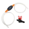 Manual Hand Transfer Pump For Gas Petrol Diesel Oil And Water 4rd Generation Portable Siphon With 2 M Hose Flow Switching Valve 