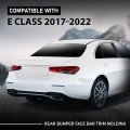 Bumper Face Bar Trim Molding Rear For Benz E300 2017-2019 Models Without Luxury Package Fit E350 2021-2022 2138856601 Mb1144121