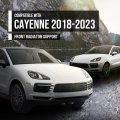 Front Radiator Support Lock Trim Cover Panel For Porsche Cayenne 2019 2020 2021 2022 2023 9y0805504 Black