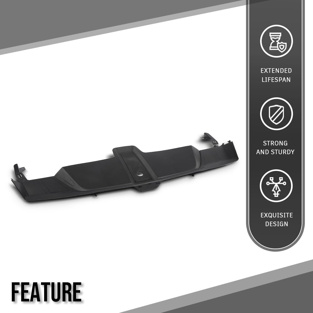 Front Radiator Support Lock Trim Cover Panel For Porsche Cayenne 2019 2020 2021 2022 2023 9y0805504 Black