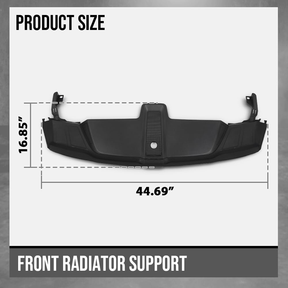Front Radiator Support Lock Trim Cover Panel For Porsche Cayenne 2019 2020 2021 2022 2023 9y0805504 Black