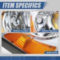 Auto Dynasty Ch2503170 Factory Style Headlight Lamp Compatible With Dodge Dakota Non Black Bezel 2006-2007 Passenger Right Side