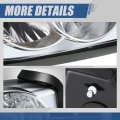 Auto Dynasty Ch2503170 Factory Style Headlight Lamp Compatible With Dodge Dakota Non Black Bezel 2006-2007 Passenger Right Side