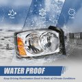 Auto Dynasty Ch2503170 Factory Style Headlight Lamp Compatible With Dodge Dakota Non Black Bezel 2006-2007 Passenger Right Side