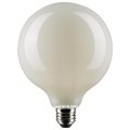 Satco S21257 6w G40 Led Filament Lamp Dimmable 4000k Cool White 500 Lumens Medium Base 120v Wet Location 60w Incandescent