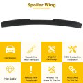 Rear Roof Window Visor Spoiler For Bmw 5 Series 2004 2009 Fits 525i 528i 530i 535i 545i 550i M5 Black Abs Plastic Replacement
