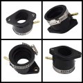4pcs Motorcycle Carburetor Carb Intake Boots Replacement For 1995-2007 Yamaha Yzf600r Fzr600 4jh-13586-02 4jh-13596-02