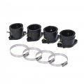 4pcs Motorcycle Carburetor Carb Intake Boots Replacement For 1995-2007 Yamaha Yzf600r Fzr600 4jh-13586-02 4jh-13596-02