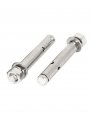 Uxcell M8x70mm Stainless Steel Sleeve Anchors Expansion Screws Bolts 5 Pcs